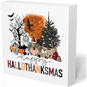 Cute Fall Decorations Halloween Signs for Home, Fall Bedroom Vintage Halloween